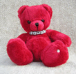 Official  Party Bunco Bear, adorable, fuzzy, red, Bunko Bear